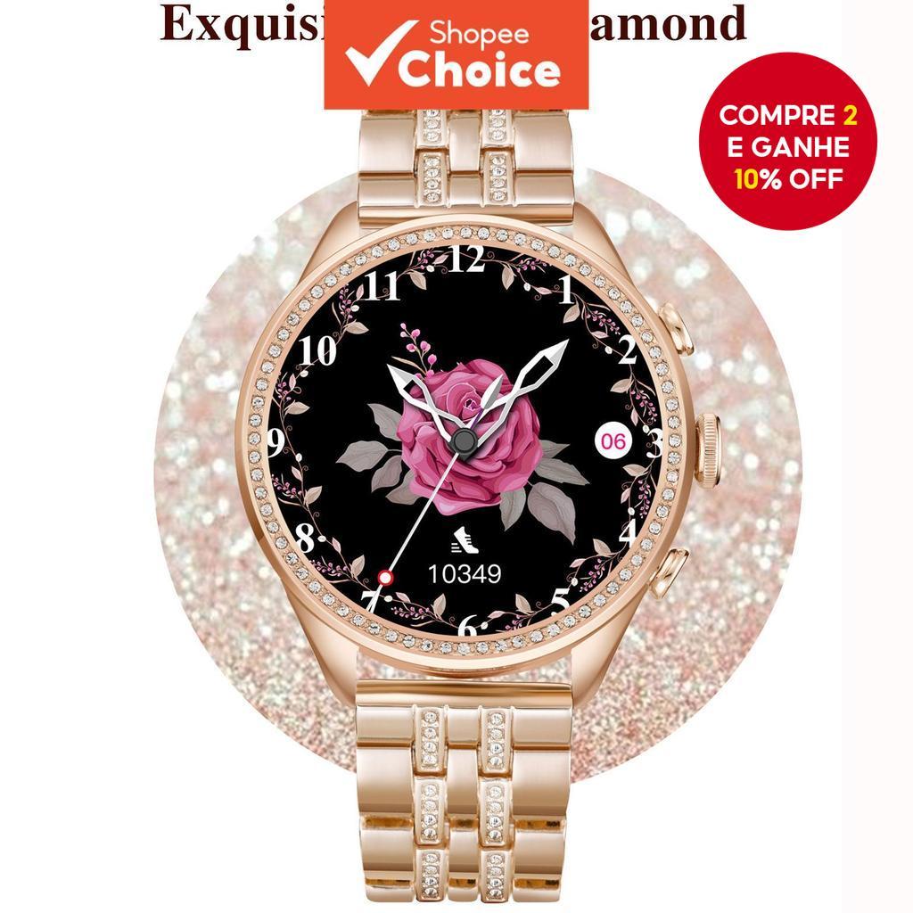  SMARTWATCH Gen 9, um smartwatch para mulheres, pode medir a frequência cardíaca, suportar monitoramento do sono,