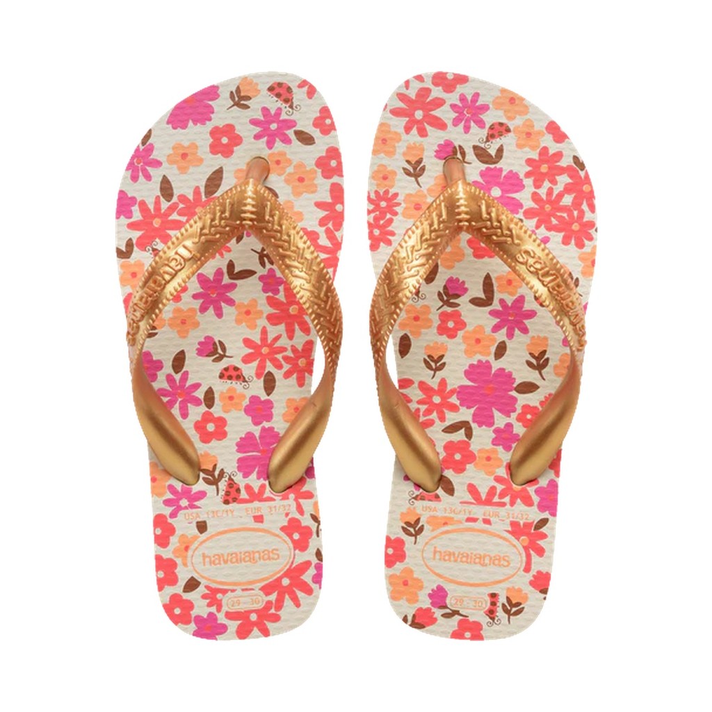 Chinelo de Dedo Estampado Menina Havaianas Kids Flores