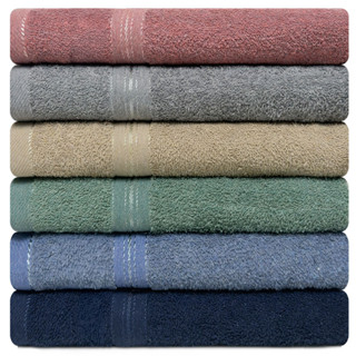 Jogo de Toalha de Banho Celeste Ecoblend com 6 Peças 370g/m2 Camesa em Oferta na Shopee