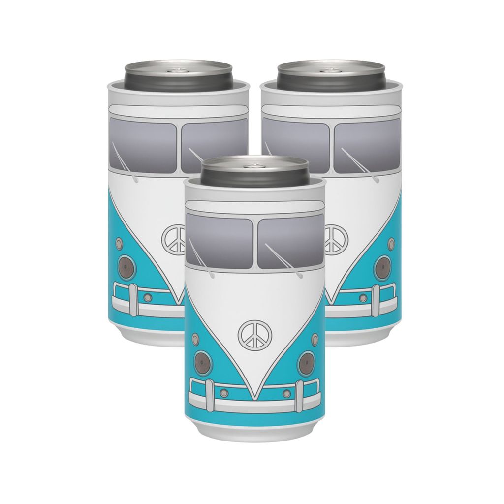 Kit 3 Porta Latas E Garrafas Long Neck 12 Em 1 Kombi Alumiart Design Premium Doze Beer