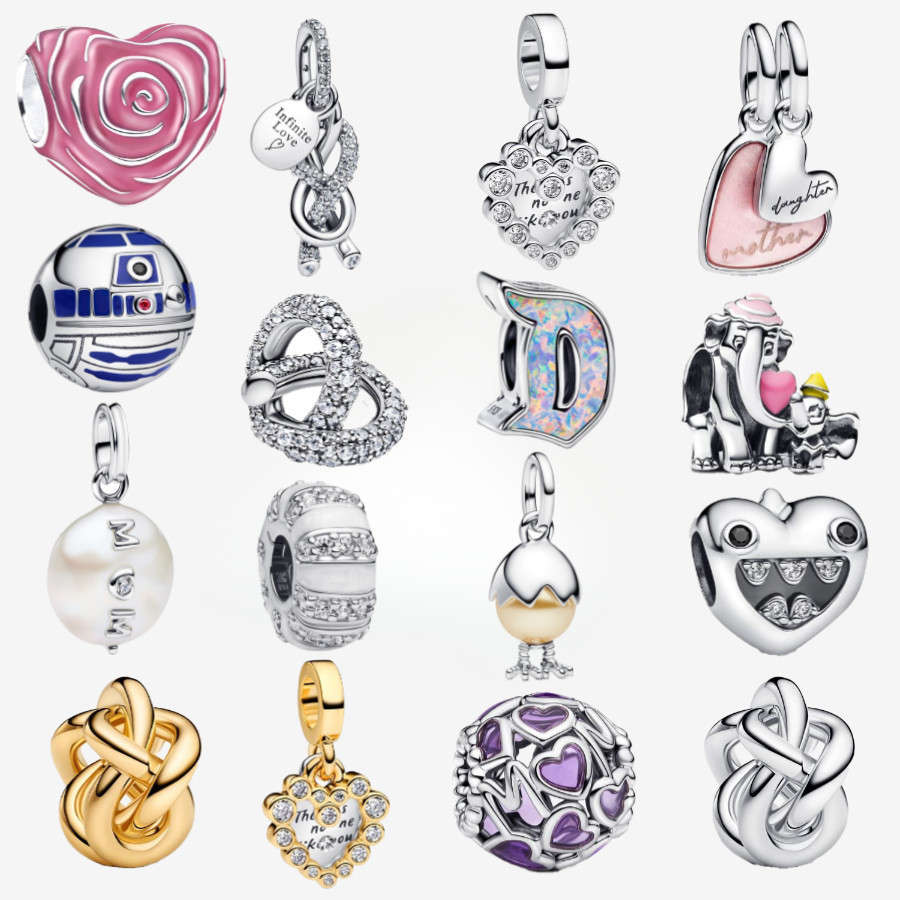 Splittable Mãe E Filha Balançar Charme Pavé Infinito Nó Prata Esterlina 925 Pulseira De Pingente Presente Masculino Femi