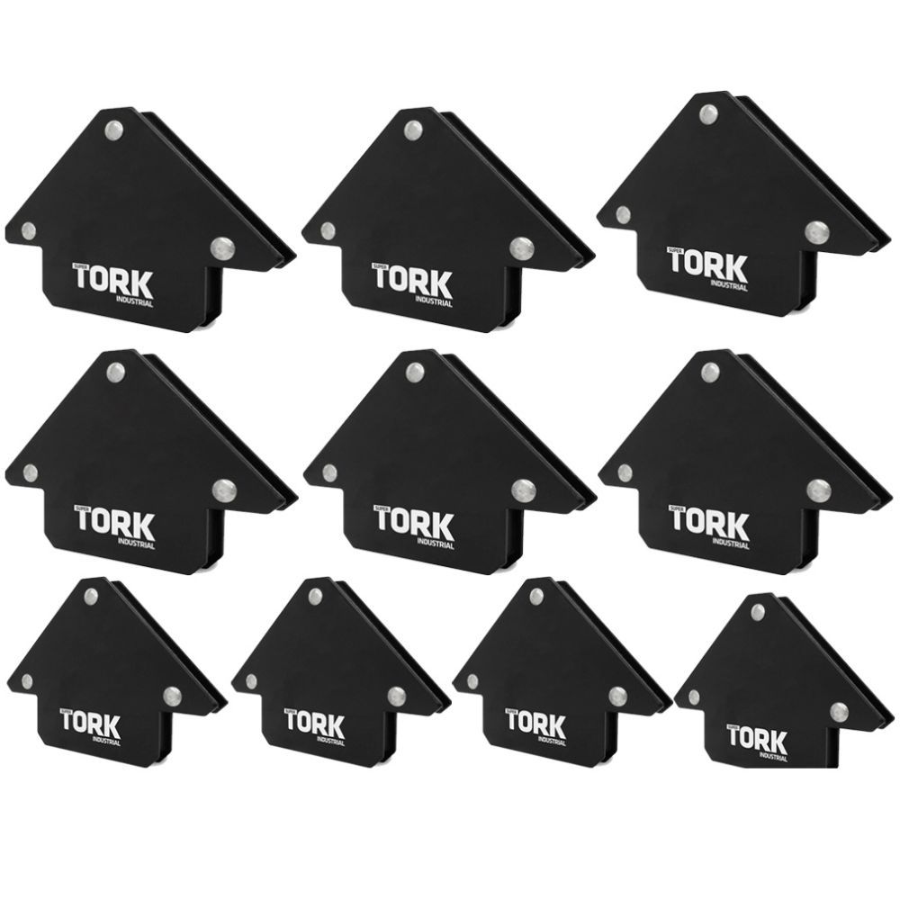 Kit 10 Esquadro Magnético Soldador Capacidade 12Kg EM-9012 Super Tork 45 90 e 135 graus em Oferta na Shopee