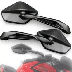 Retrovisor Bajaj Dominar 400 Titan Fan 125 150 160 Xre 300 Twister Crosser Lander Fazer Honda e Yamaha