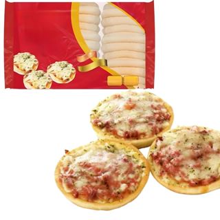 120 Mini Pizza Coquetel Discos Pronto Massa pré assada 1200g em Oferta na Shopee