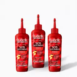 Tônico SOS Crescimento Kit C/ 3 Unidades - Dabelle Hair