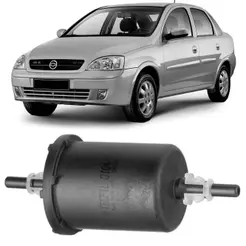 Filtro Combustível Chevrolet Corsa Sedan 98 A 2009 Tecfil