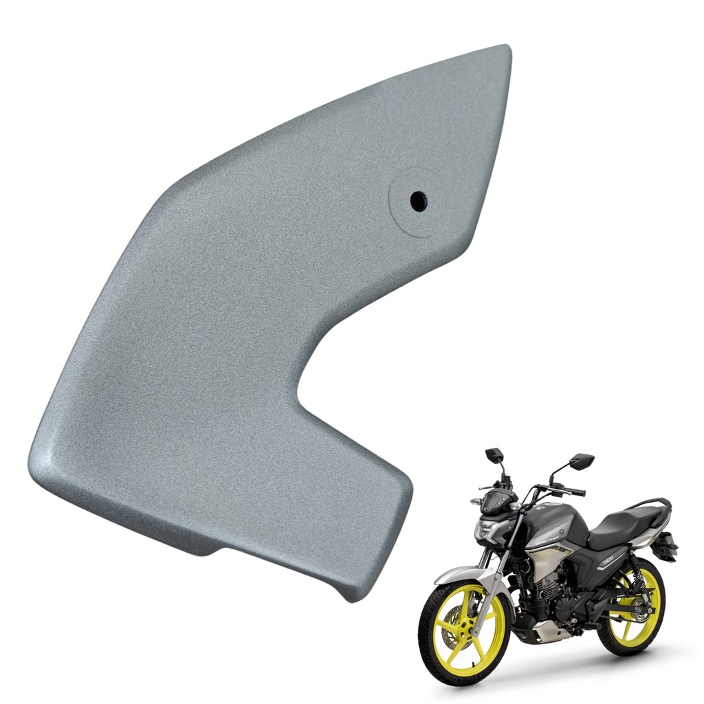 Carenagem Lateral Farol Bananinha Esquerdo Ybr150 Factor 150 Dx 2025 Prata