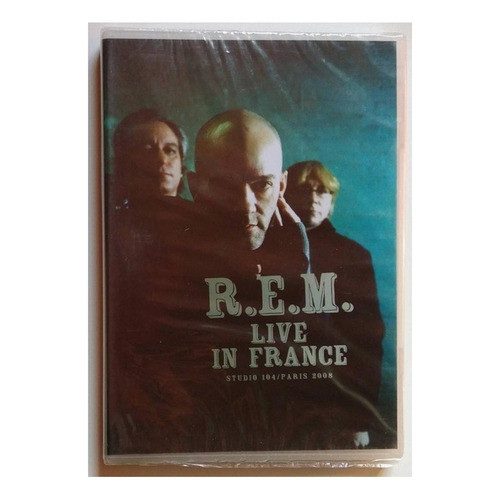 Dvd R.e.m Live In France - Studio 104/paris 2008 - original