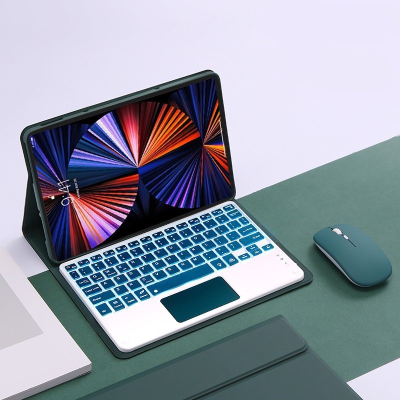 Para Xiaomi Pad 8/7 Pro 11.2 " Backlit Bluetooth Teclado Caso Suporte Magnético Capa 5/6 11 " Redmi 2