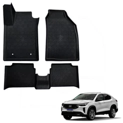 Tapete Bandeja Fastback 2022 a 2026 Grid Borracha TB01002 Preto