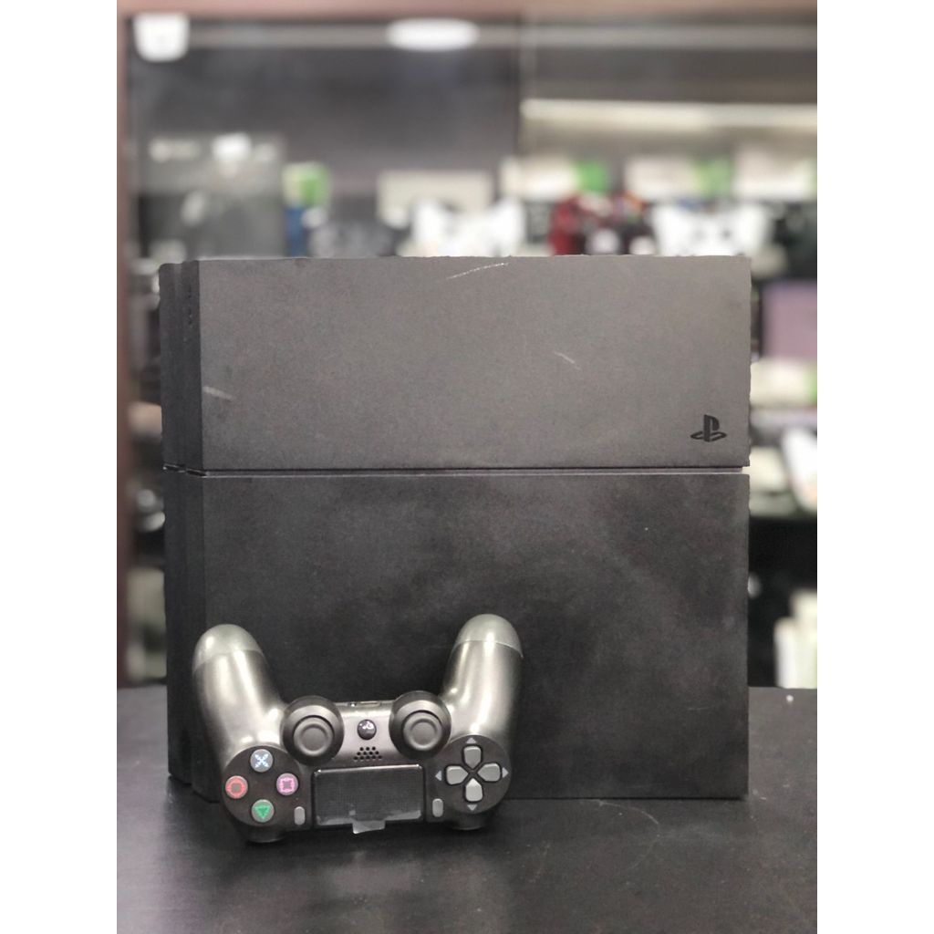PlayStation 4 Fat 1 Tera Preto 01 Controle s/fio Paralelo - item usado