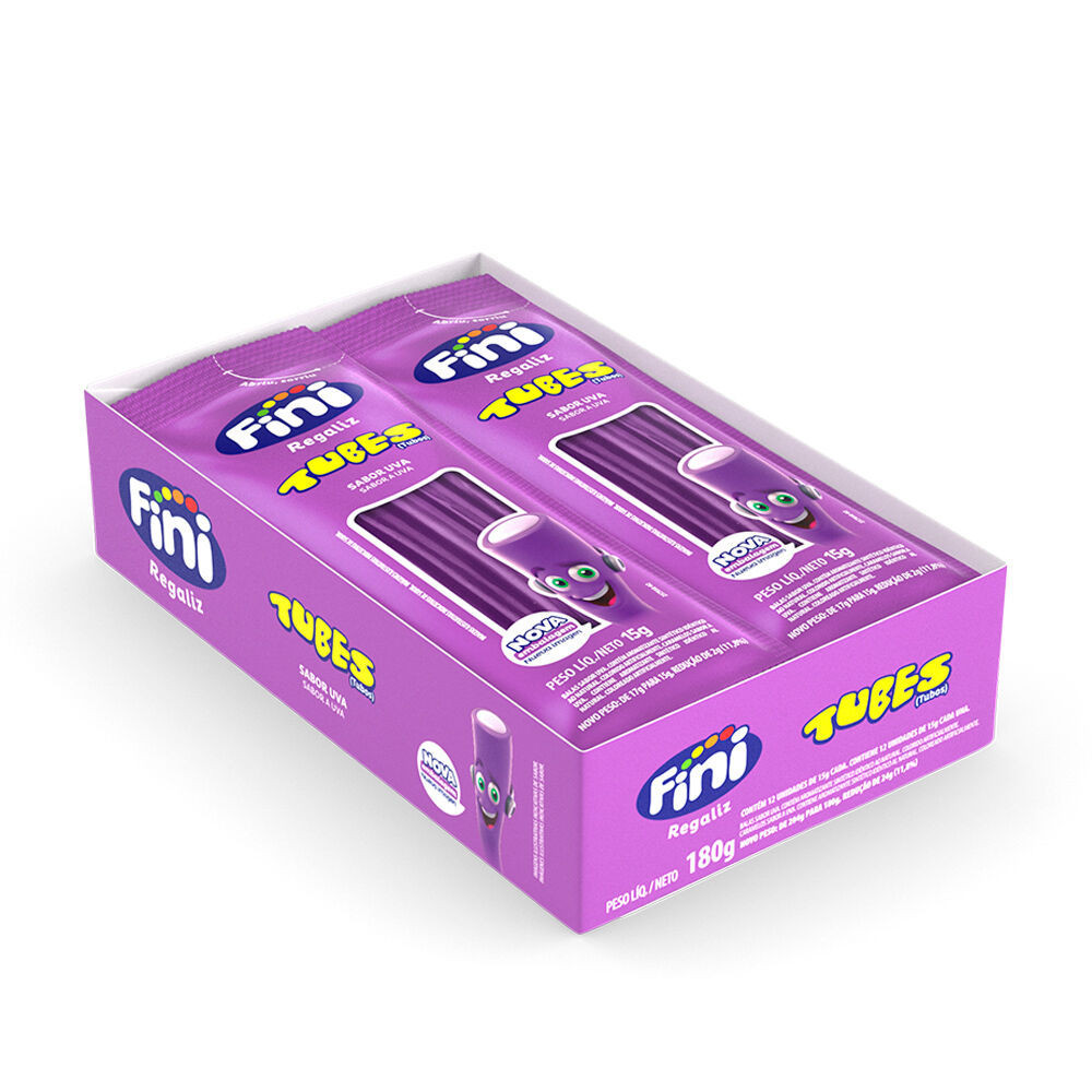 Fini Tubes Uva 12 unidades de 15g