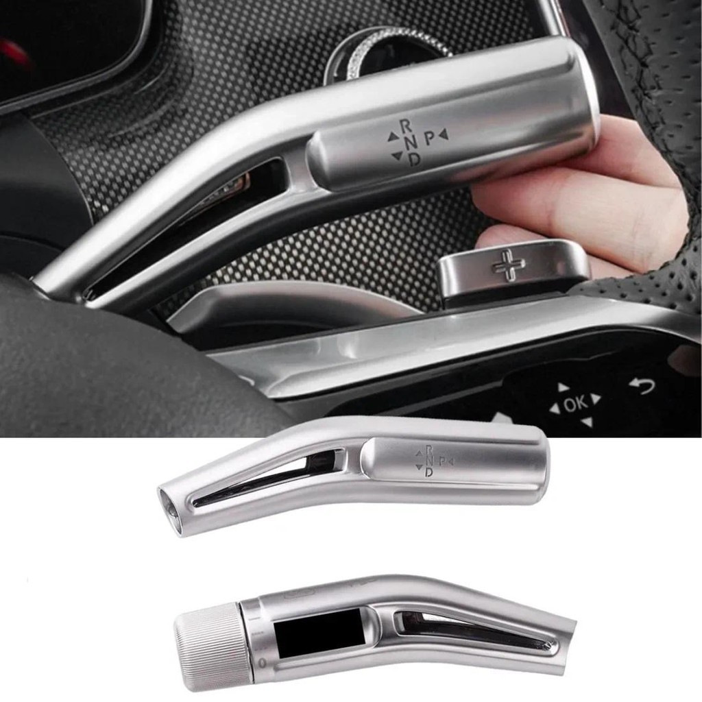 Alavanca De Mudança De Volante Limpador Haste Guarnição Capa Adesivo De Carro Para Mercedes Benz Ce GLC Classe E W206 W2
