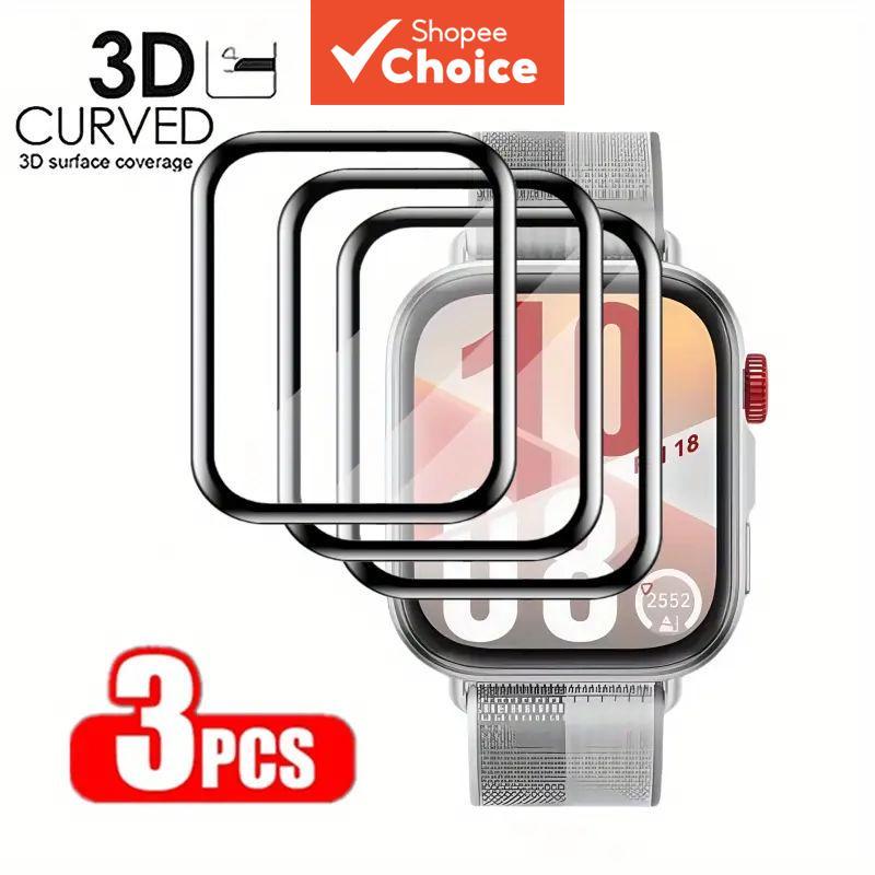 1-5 peças Película Curva Para Huawei Watch Fit 3/4 Smartwatch Protetor de Tela 9D, não de vidro, cobertura total