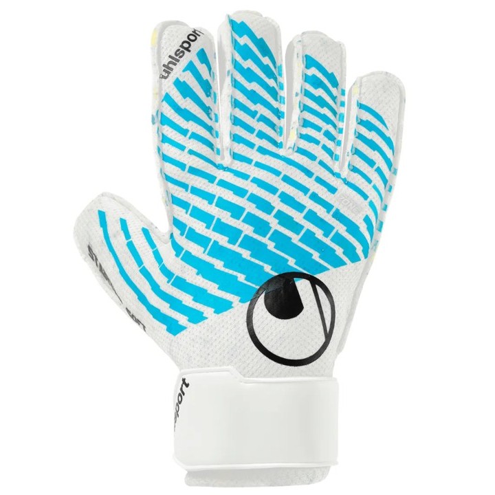 Luva De Goleiro uhlsport Cybertec Starter Soft - Branco e Azul