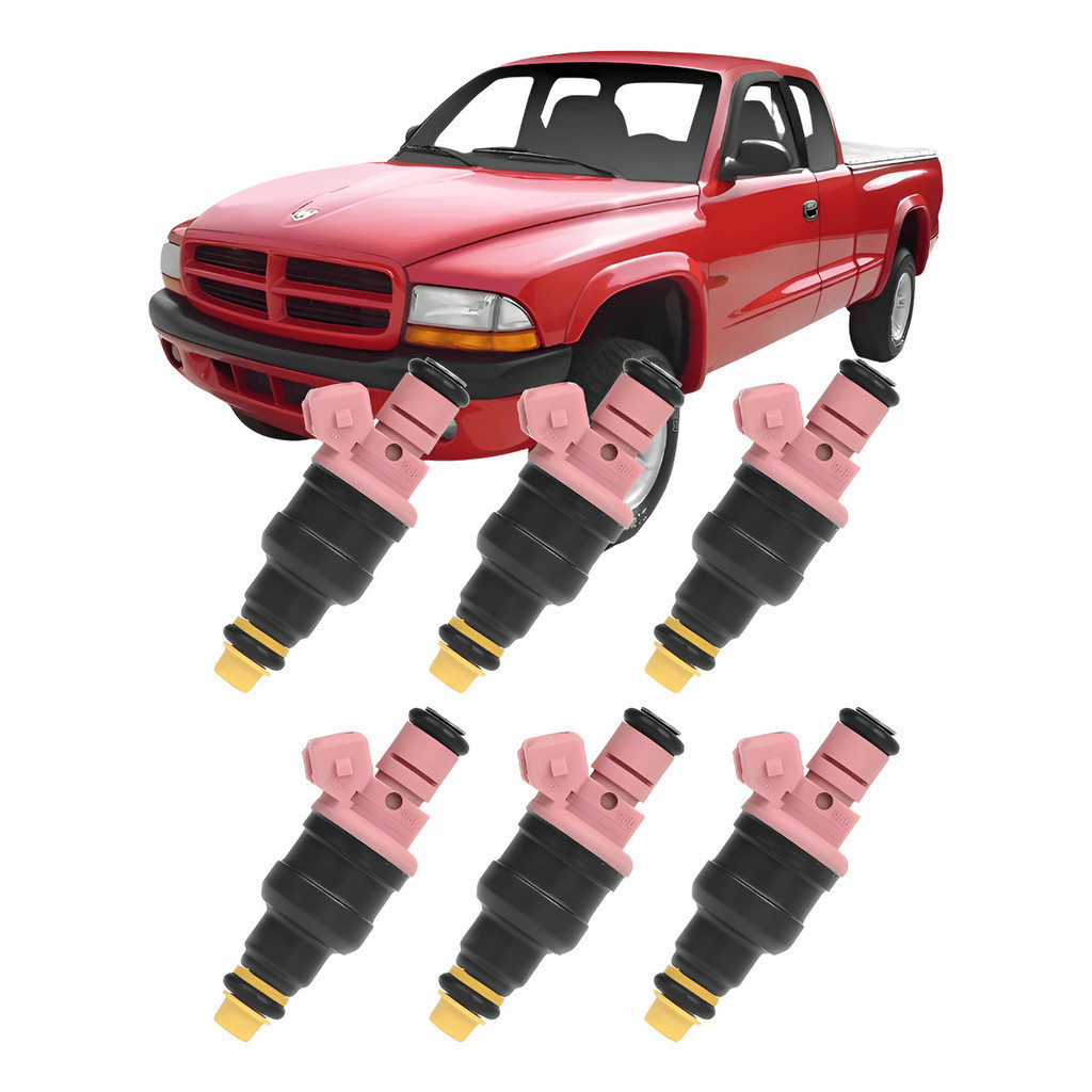Kit 6 Bicos Injetores Dakota Sport 3.9 V6 Gasolina 1997 1999