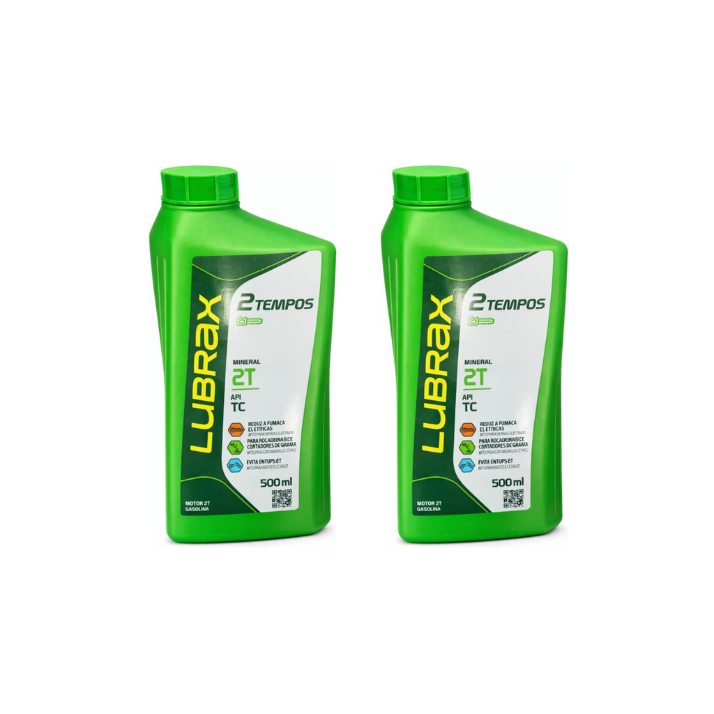 Kit Óleo Motor 2 Tempos Lubrax 500ml