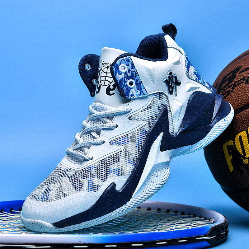 Novos tênis de basquete de alta qualidade masculino combate real absorção de choque antiderrapante resistente ao desgast