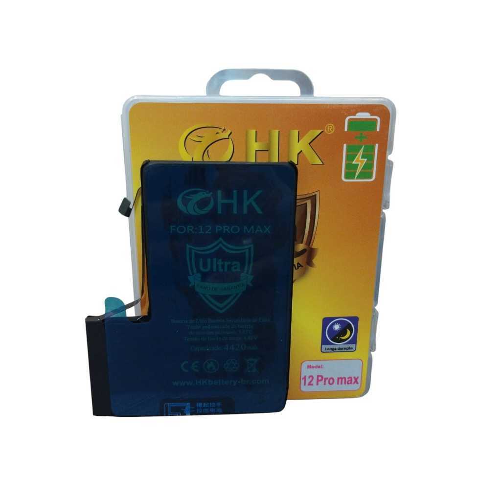 Bateria iPhone para 12 Pro Max Premium Marca HK 🔋⚡ Saúde 100% - Alta Capacidade e Durabilidade 🚀
