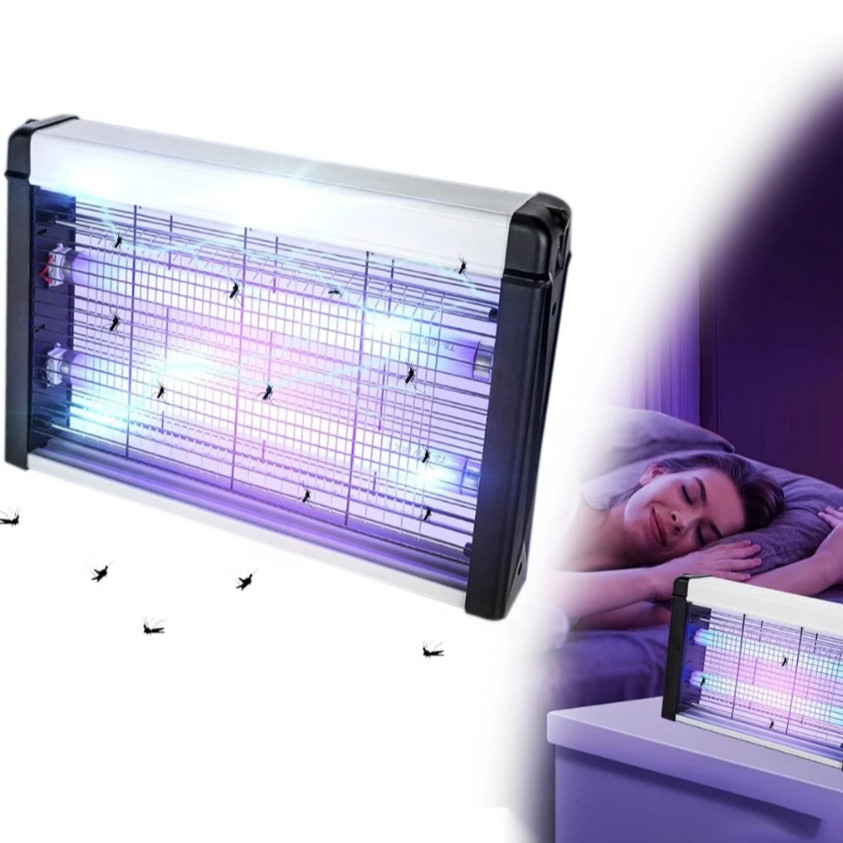 Armadilha De Luz Ultravioleta Para Insetos Voadores Elétrico Bivolt 30w Silencioso Repelente De Luz