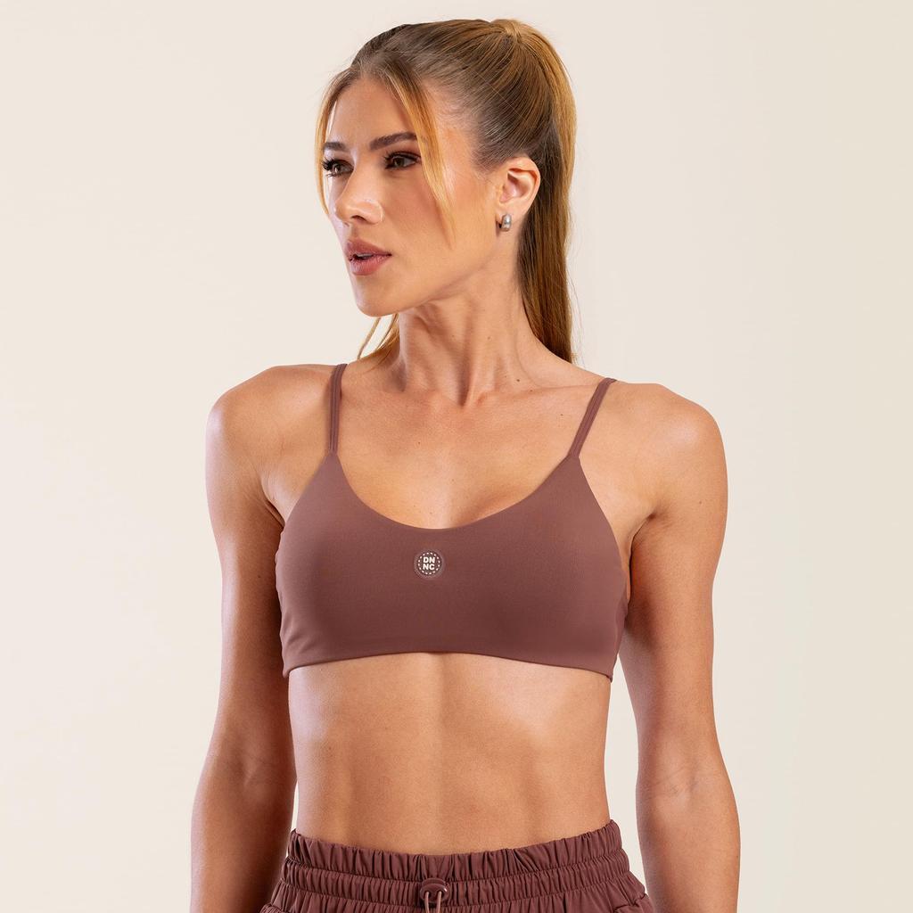 Top Vivid Bourbon Poliamida Soft Com Bojo