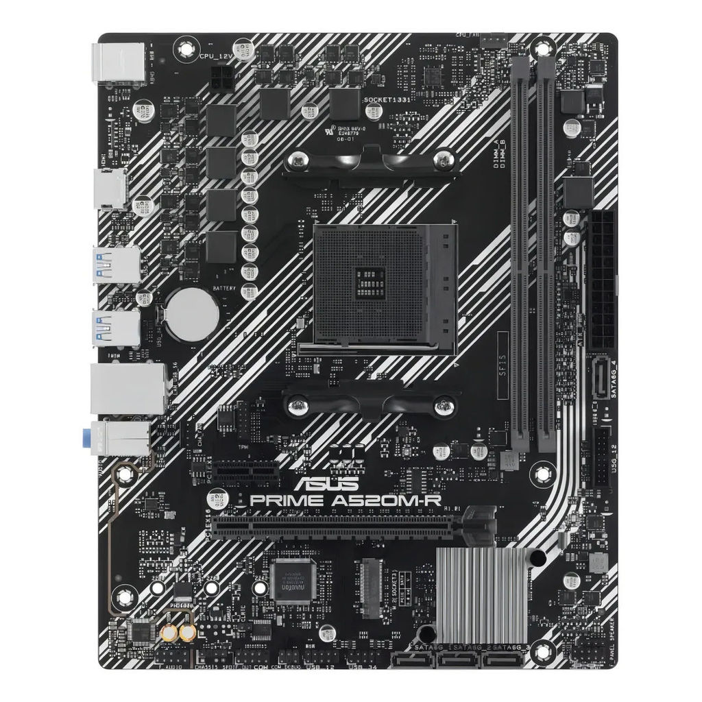 Placa Mãe Asus Prime A520m-r Am4 Ddr4 M.2 Chipset A520 Hdmi - REEMBALADO
