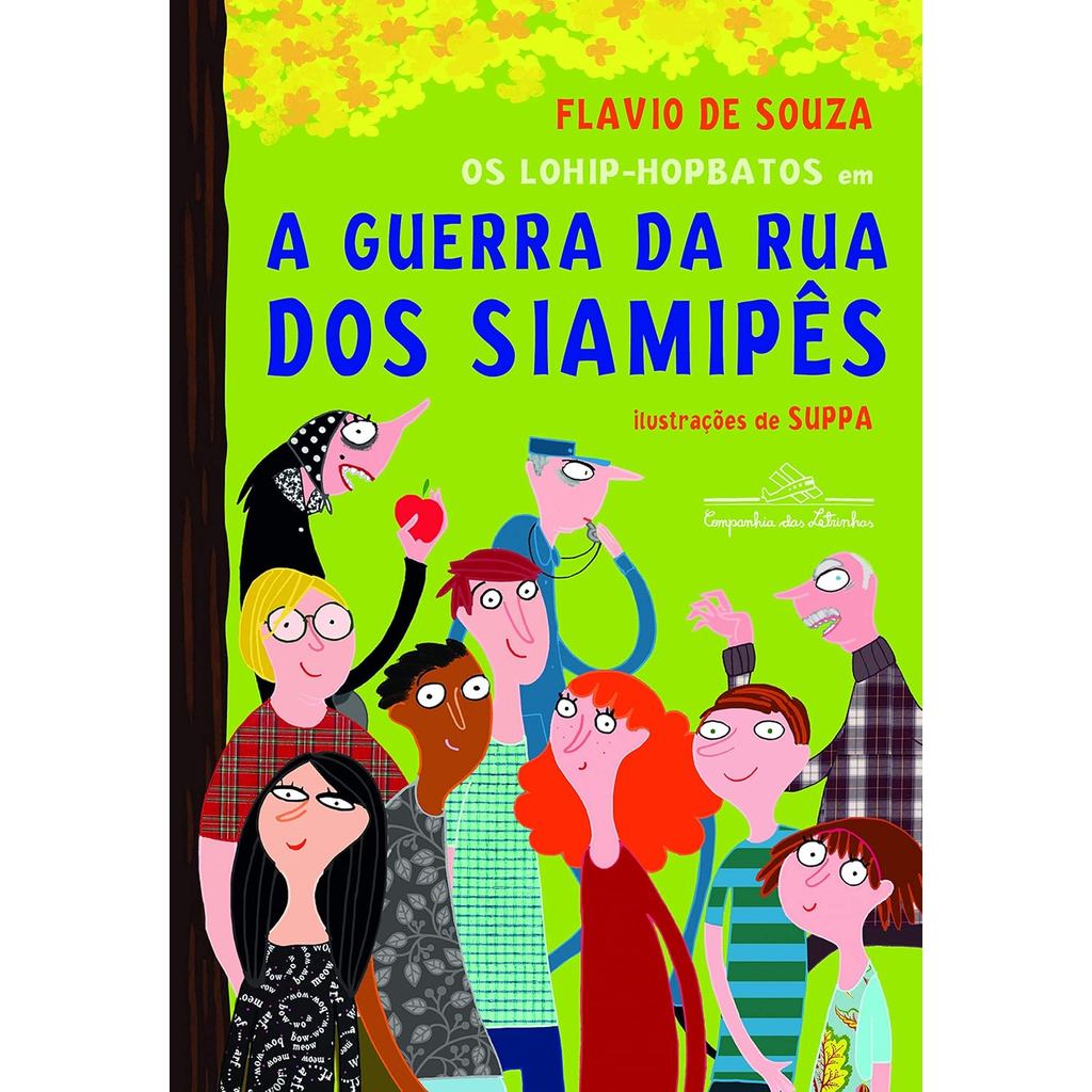 Livro A guerra da rua dos siamipês | Flavio de Souza - Seminovo