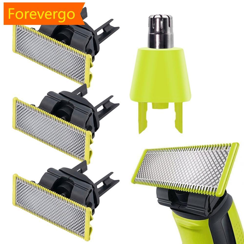 forevergo Cabeças De Reposição Para Aparador De Pelos De Nariz/Rosto , Homens , Barbeador Elétrico Essencial , Peças , A