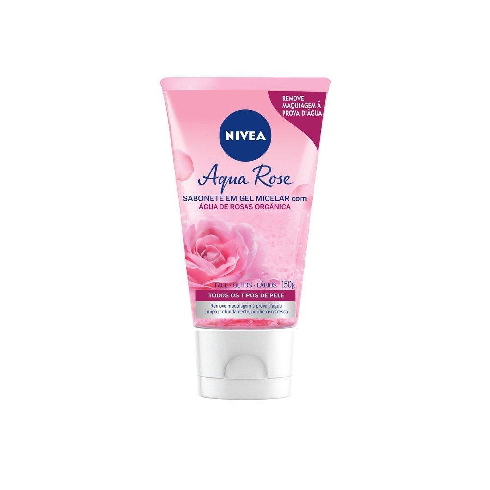 Sabonete Facial em Gel NIVEA Aqua Rose 150ml