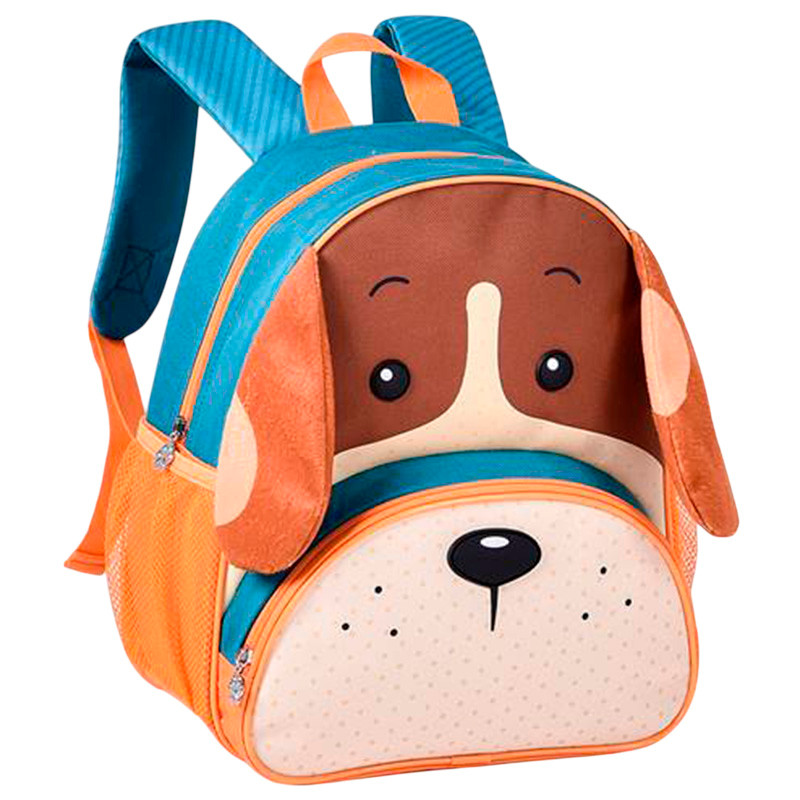 Mochila de costas infantil 13" Cachorro Clio Pets - cores sortidas