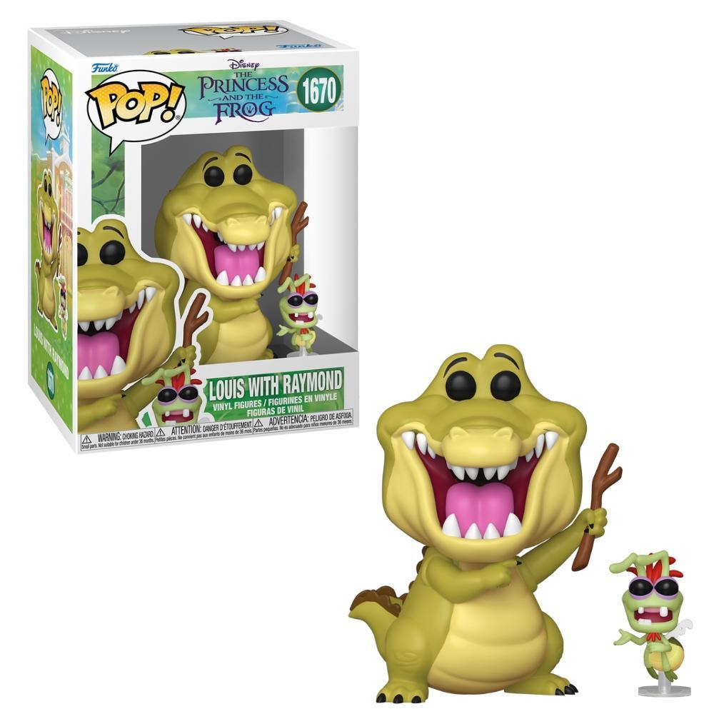 Boneco Funko Pop! Disney A Princesa e o Sapo Louis e Raymond em Oferta na Shopee