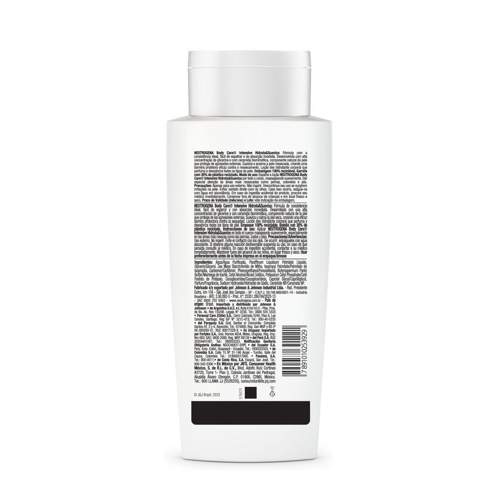 Detalhes do Creme Hidratante Neutrogena Hidrata E Suaviza 200ml