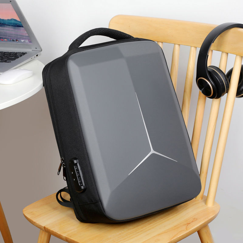 Mochila para Laptop 15.6 Grande Capacidade Bolsa de Ombro Dupla Computador 17.3 Mochila Escolar Viagem Casca Dura Bolsa