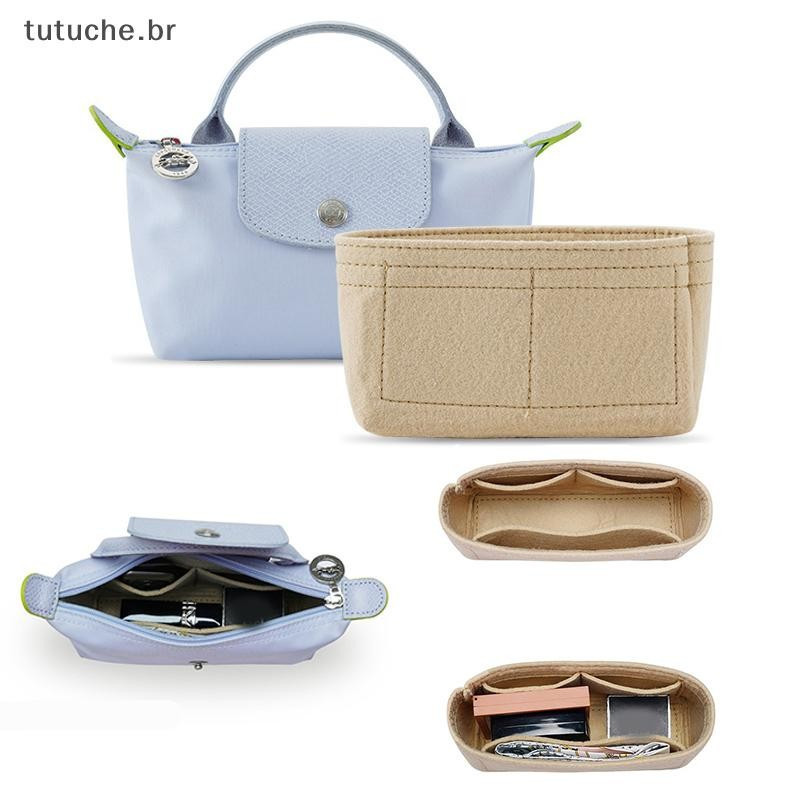 TU Saco Organizador Para Mini De Armazenamento O Forro Feltro Inserção Bolsa BR