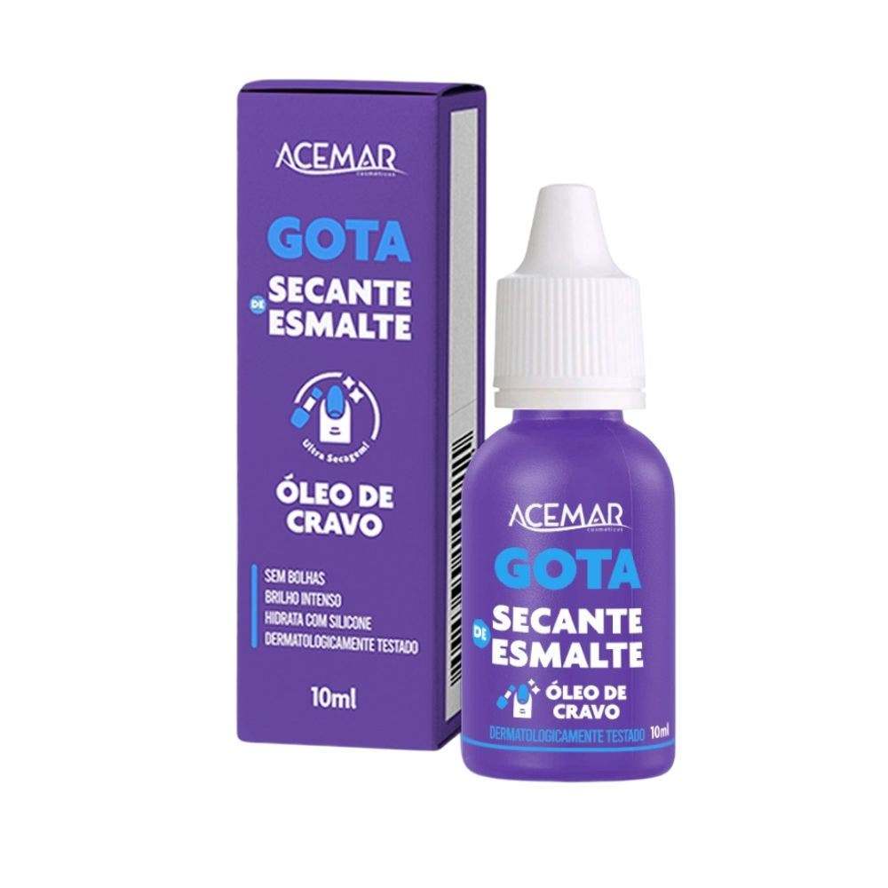 Gota Secante Esmalte Acemar Óleo De Cravo em Oferta na Shopee