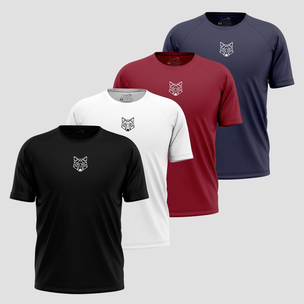 Kit 4 Camisetas Masculina Dry Alpha Co