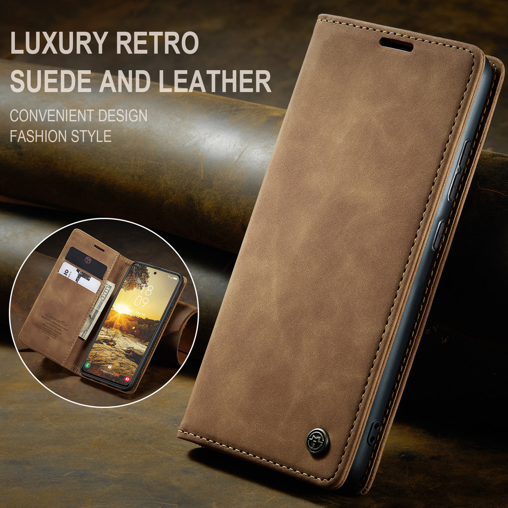 Capa De Telefone TTTW Para Samsung S10 5G S20 S21 S23 S24 S25 Fe S8 S9 S10 Plus S7 Edge S10e CaseMe Couro Fosco Retro Fl — imagem 2 de 2
