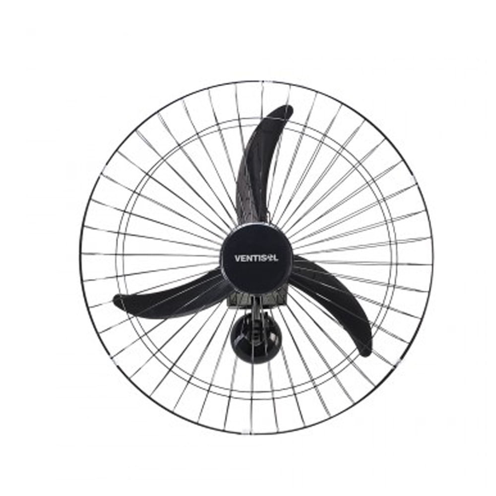 Ventilador de Parede Oscilante Ventisol Preto 60 cm Bivolt em Oferta na Shopee