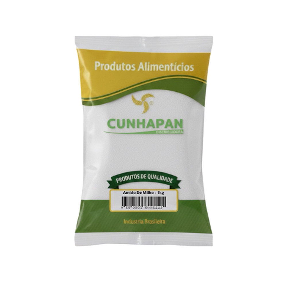 Amido De Milho 1kg - Cunhapan