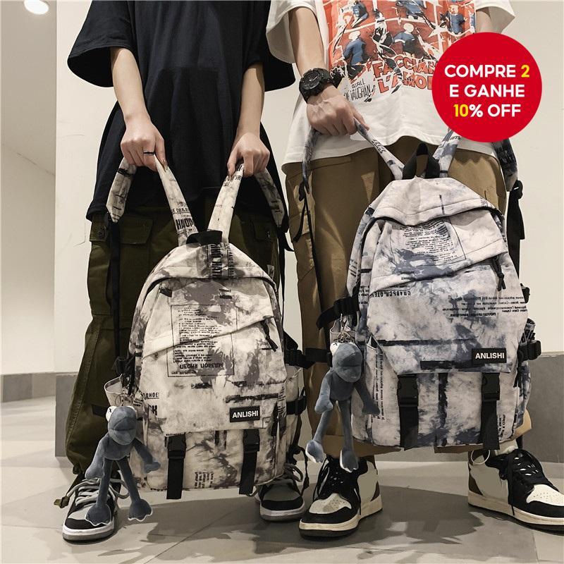 Mochila Escolar Leve Grande para Adolescentes Meninos e Meninas - Bolsa de Viagem Espaçosa, Mochila Resistente e