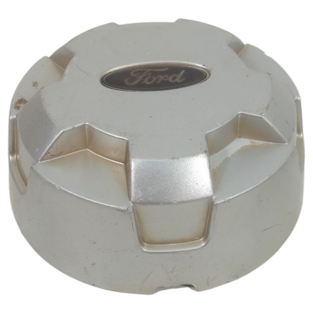Calota Central Da Roda 5 Furos Ford Ranger Xl 2003/2011 Cinza