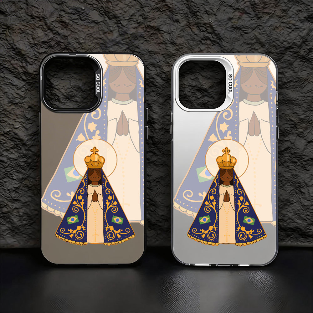 Capinha Nossa Senhora Aparecida, Capa Celular Para Samsung S20 FE/S21 FE/S22/S23/S23 FE/S23 Ultra/S24 Ultra BA299