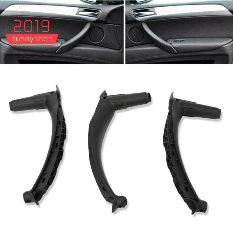 [Bestseller S] Interior Do Carro Dentro Da Maçaneta Painel Porta Puxar Guarnição Capa 3 Peças Conjunto Para E70 X5