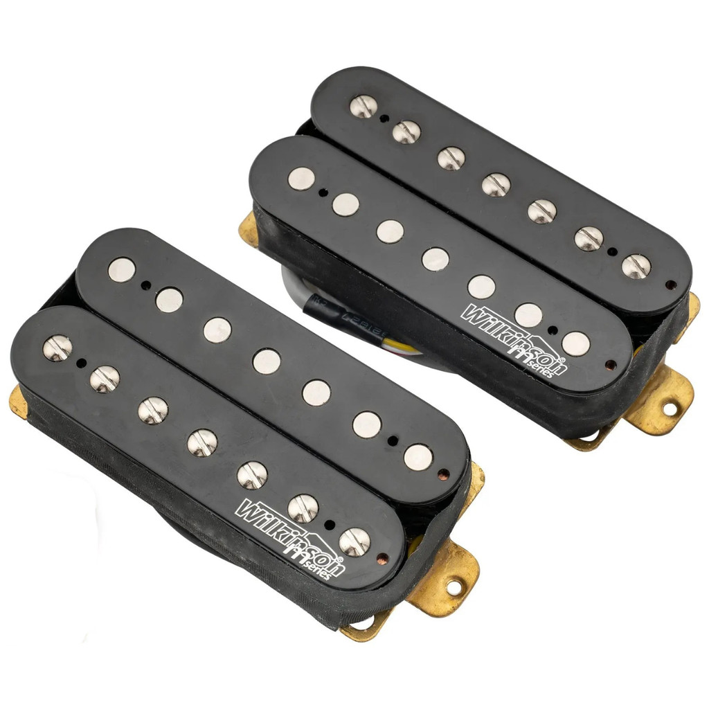 Kit Pickups Captadores Wilkinson High Gain Braço e Ponte Cerâmico Guitarra 7 Cordas