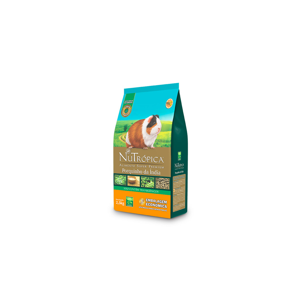 Ração Nutrópica Para Porquinho da Índia Super Premium 2,5Kg