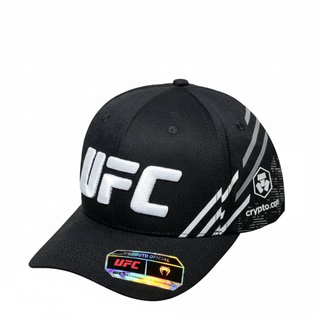 Boné UFC Venum Authentic Fight Night Baseball 2.0 - Preto