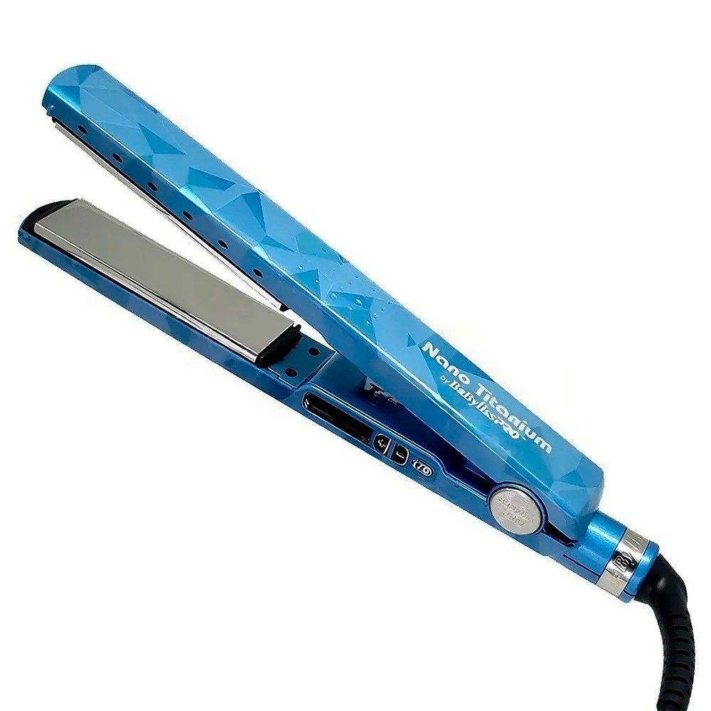 Prancha BaByliss PRO Nano Titanium Vetro Azul 1 1/4 127V