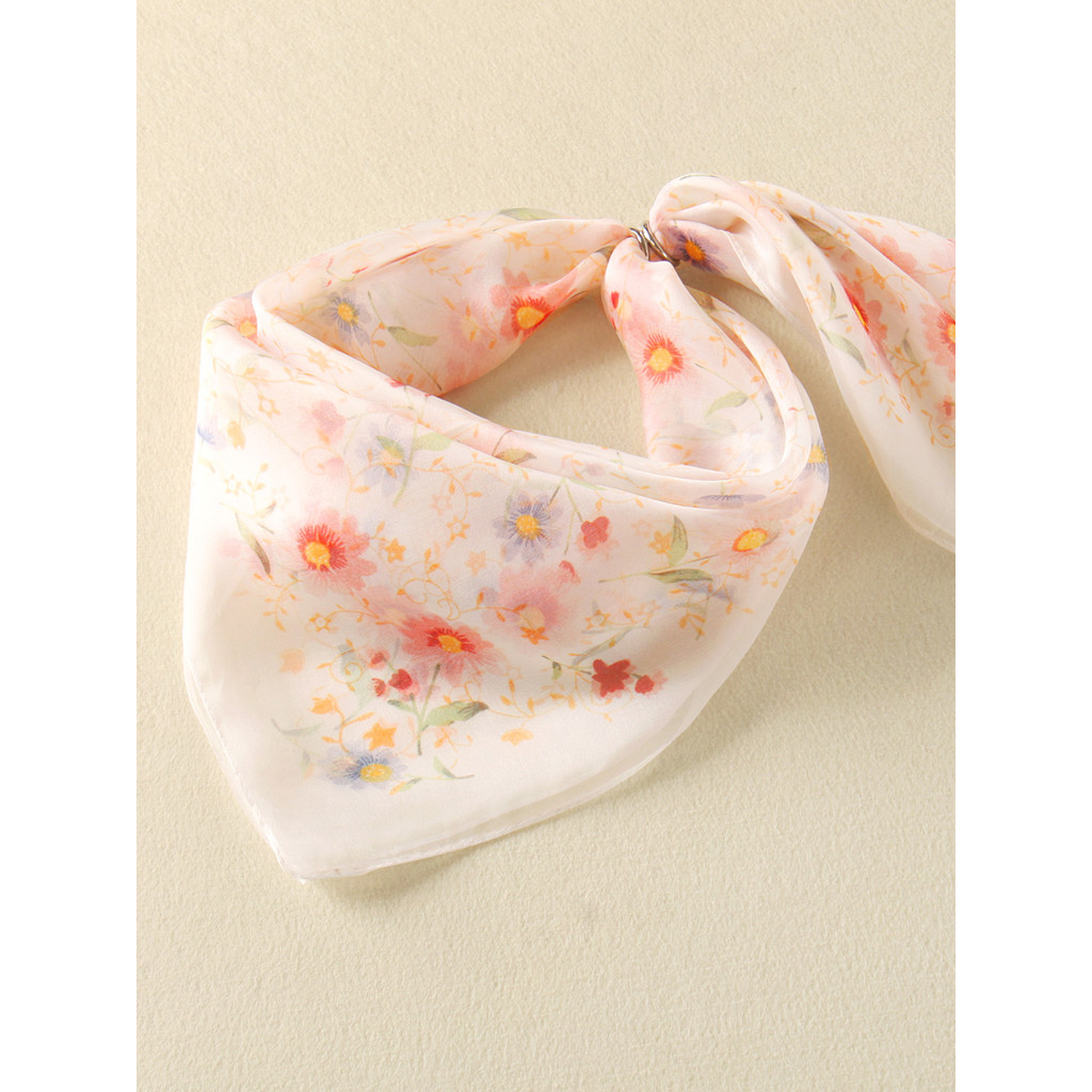 Meninas lenços de seda lenços de seda do bebê primavera outono cachecóis crianças amoreira seda lenços quadrados médio g