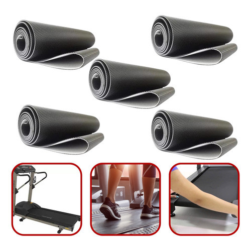 Kit 5 Lona Compatível Para Esteira Ergométrica Movement Lx 160 G1 e G2