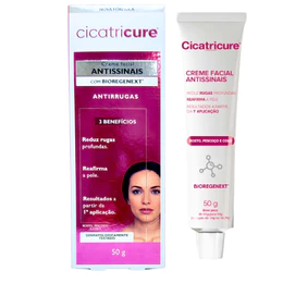 Creme Facial Antissinais Antiidade Para Linhas de Expressão 50g